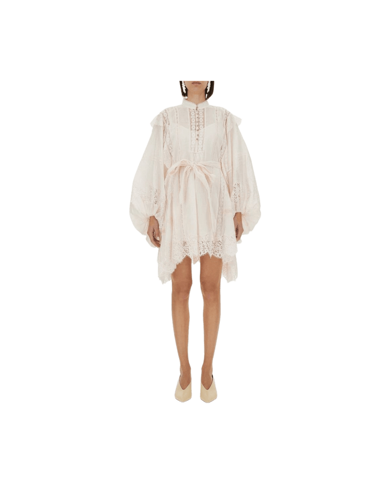 Zimmermann Beige Cotton Casual Dress Glam Steals