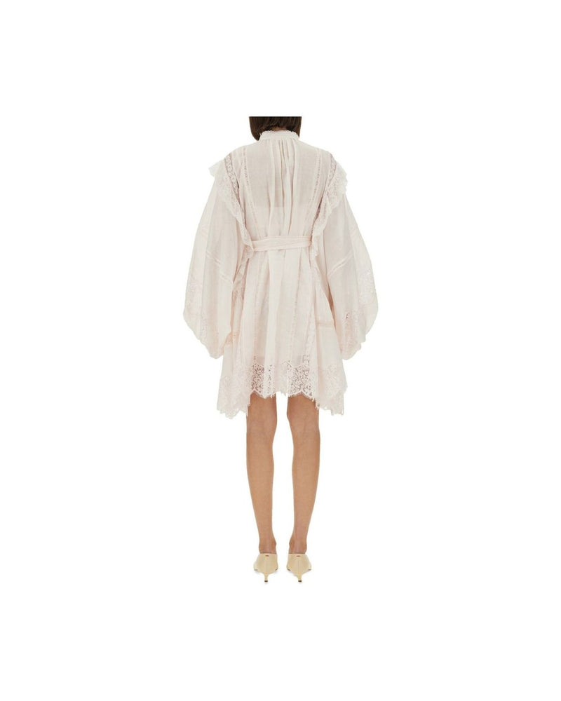 Zimmermann Beige Cotton Casual Dress Glam Steals