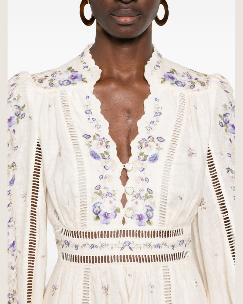 Zimmermann Beige Dress Glam Steals