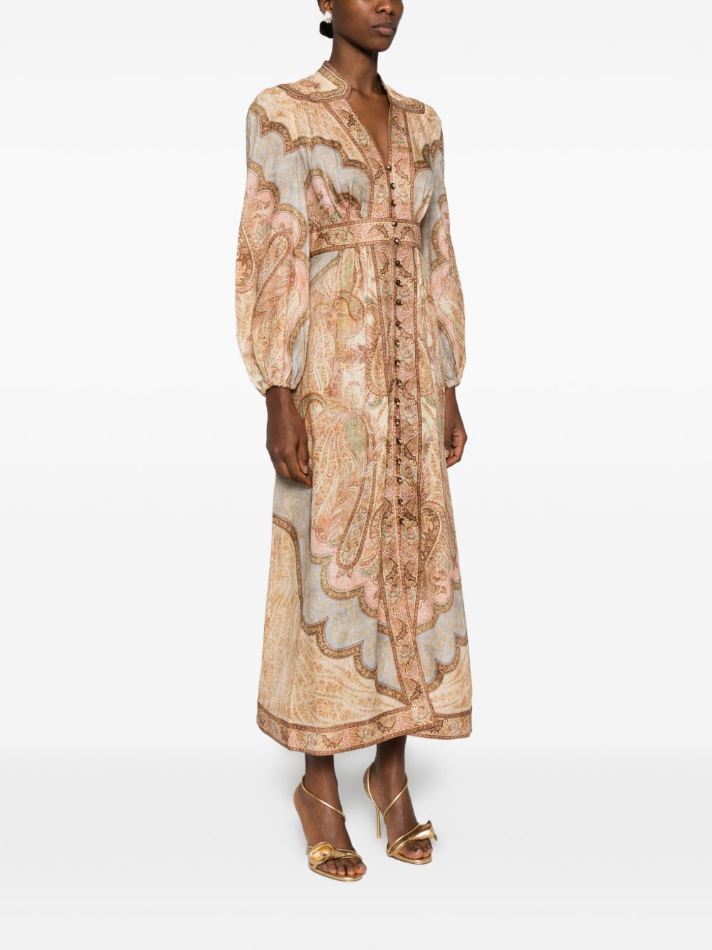 Zimmermann Beige Dress Glam Steals