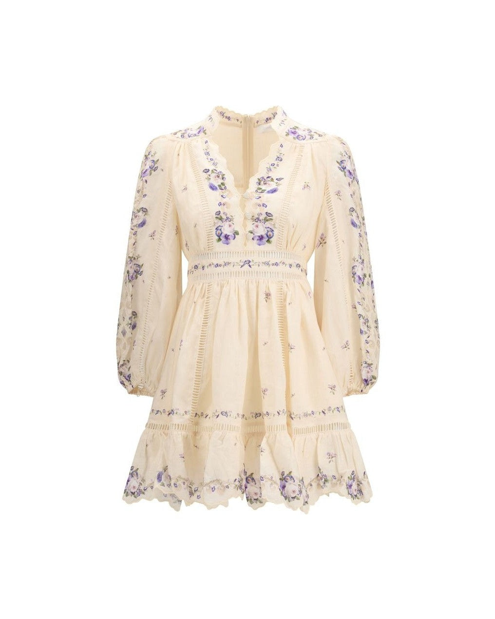 Zimmermann Beige Linen Casual Dress Glam Steals