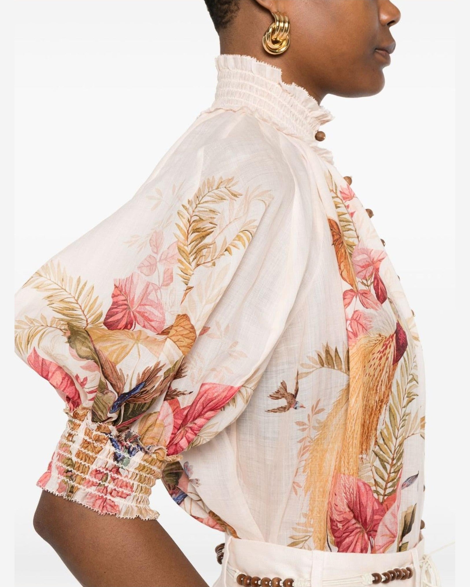Zimmermann Beige Shirt Glam Steals