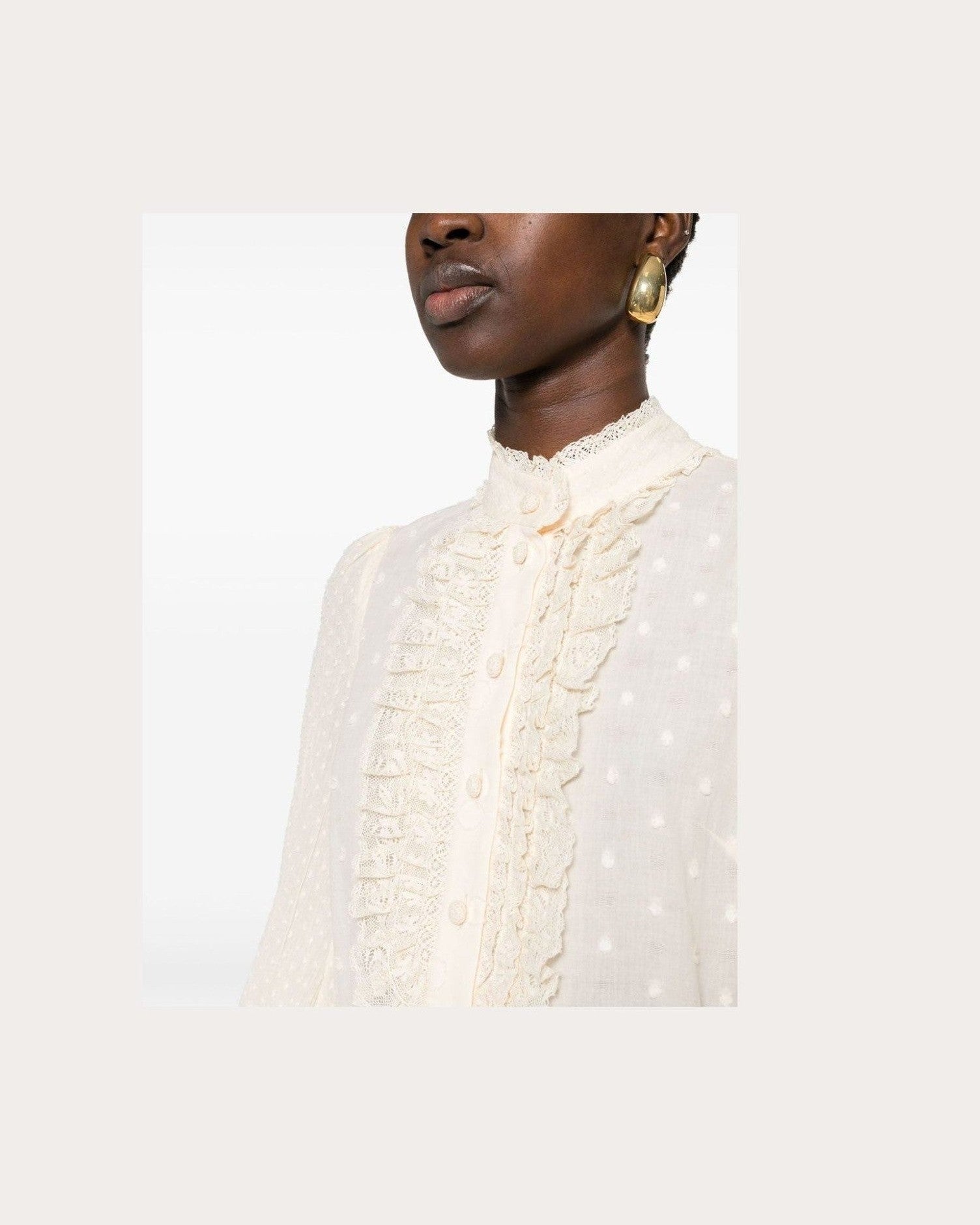 Zimmermann Beige Shirt Glam Steals