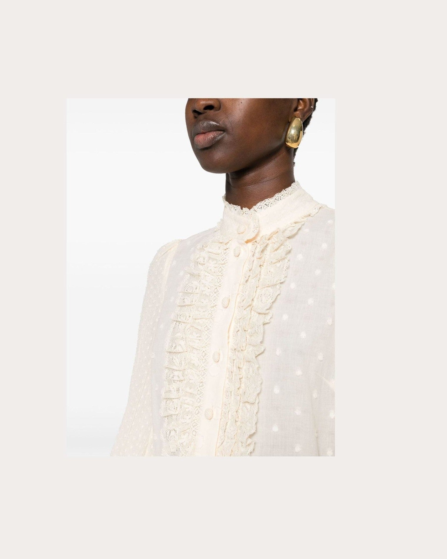 Zimmermann Beige Shirt Glam Steals