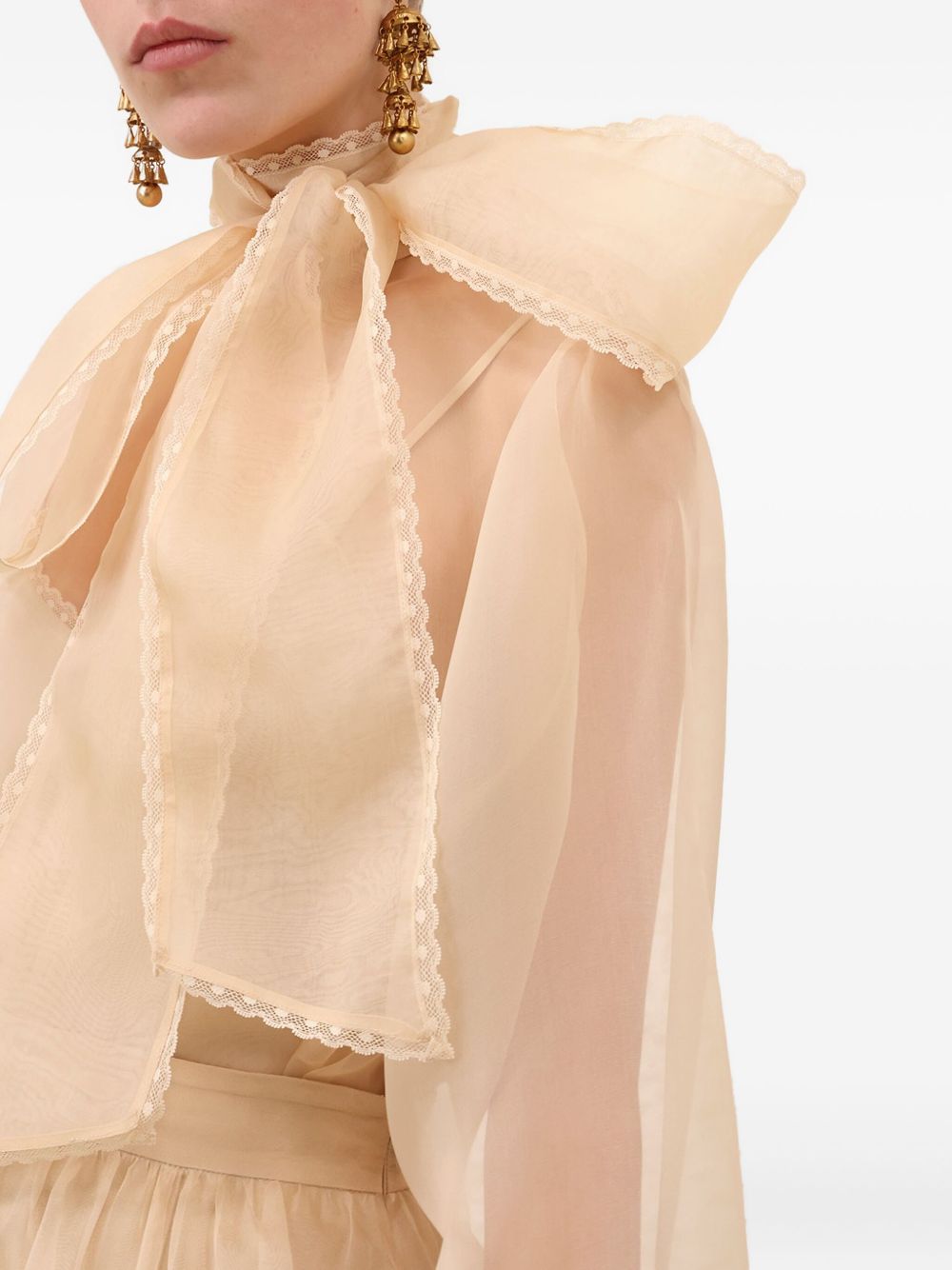 Zimmermann Beige Shirt Glam Steals