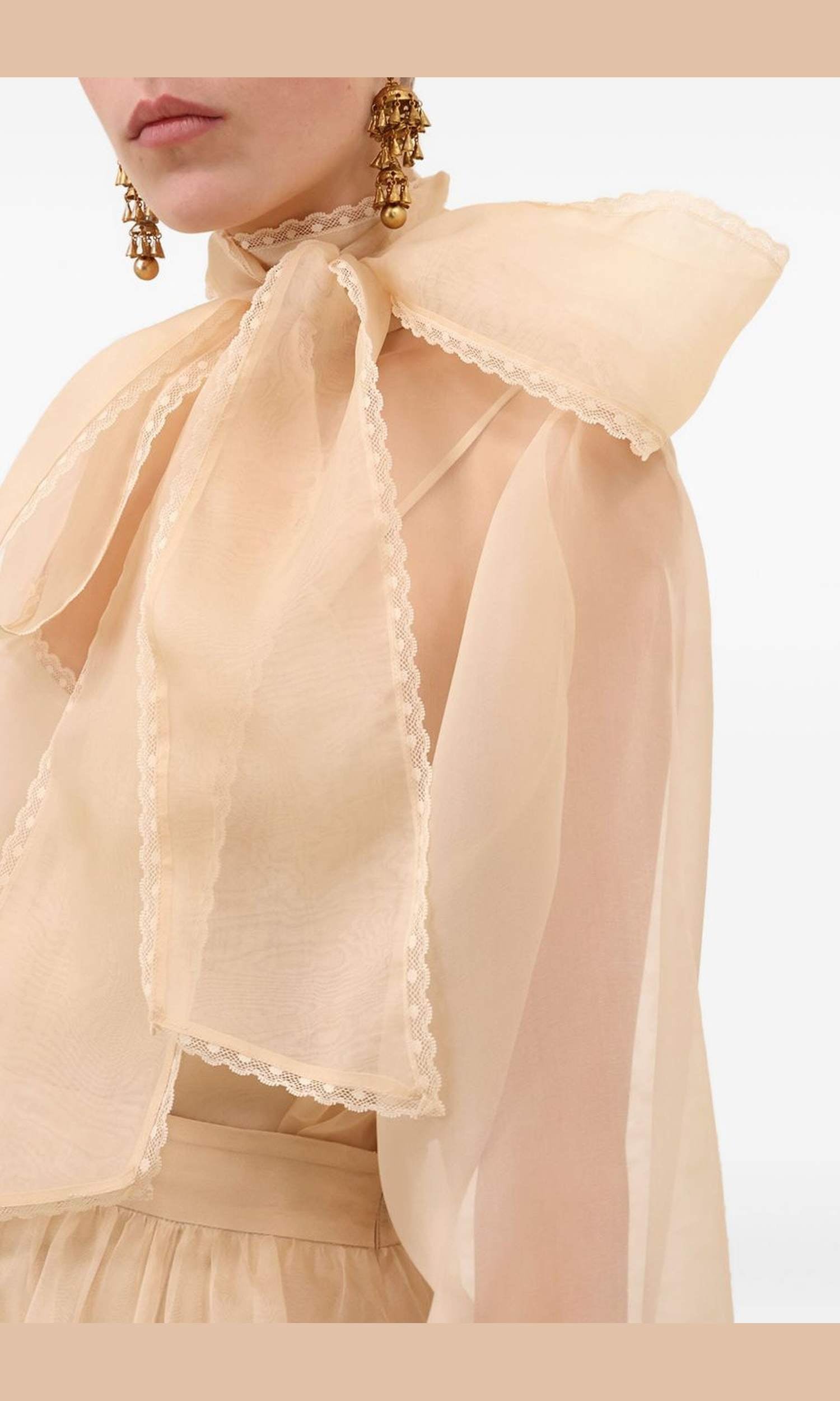 Zimmermann Beige Shirt Glam Steals