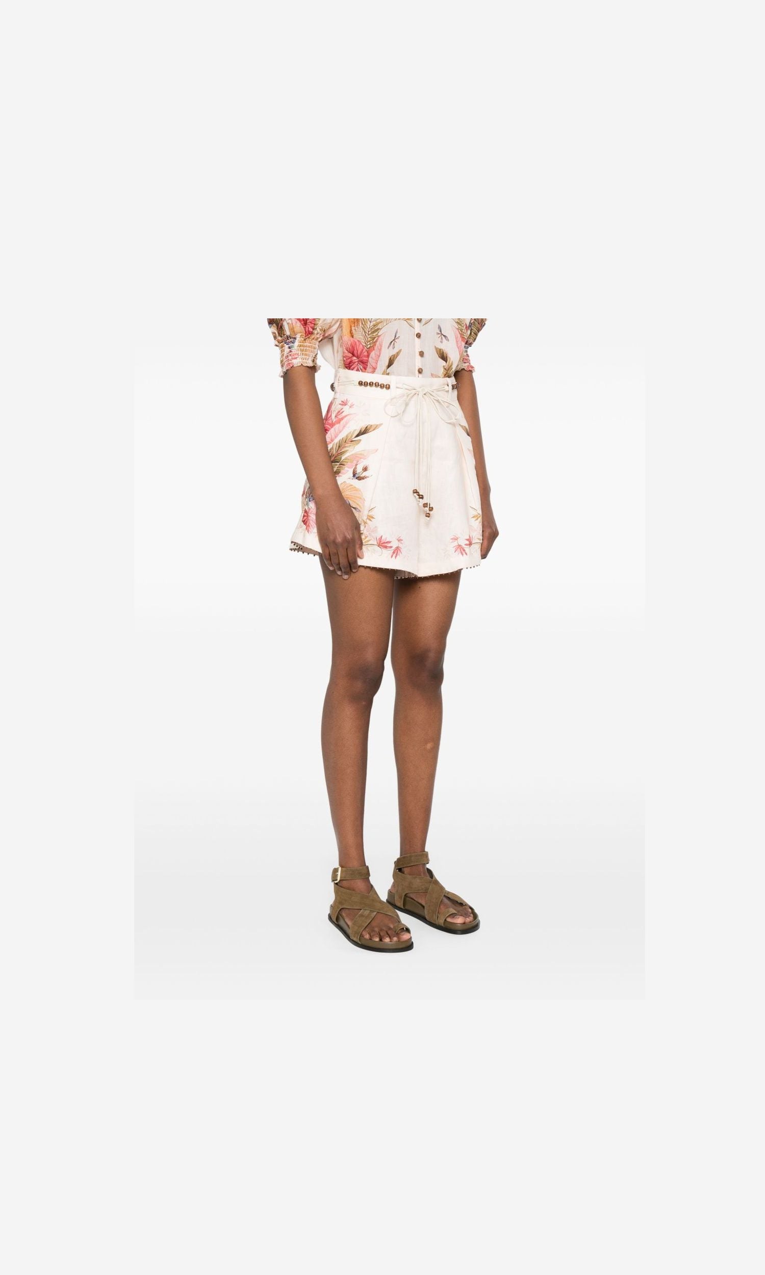 Zimmermann Beige Shorts Glam Steals