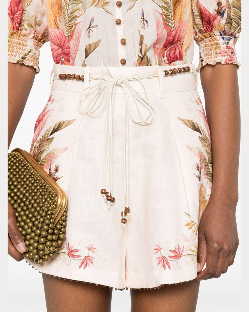 Zimmermann Beige Shorts Glam Steals