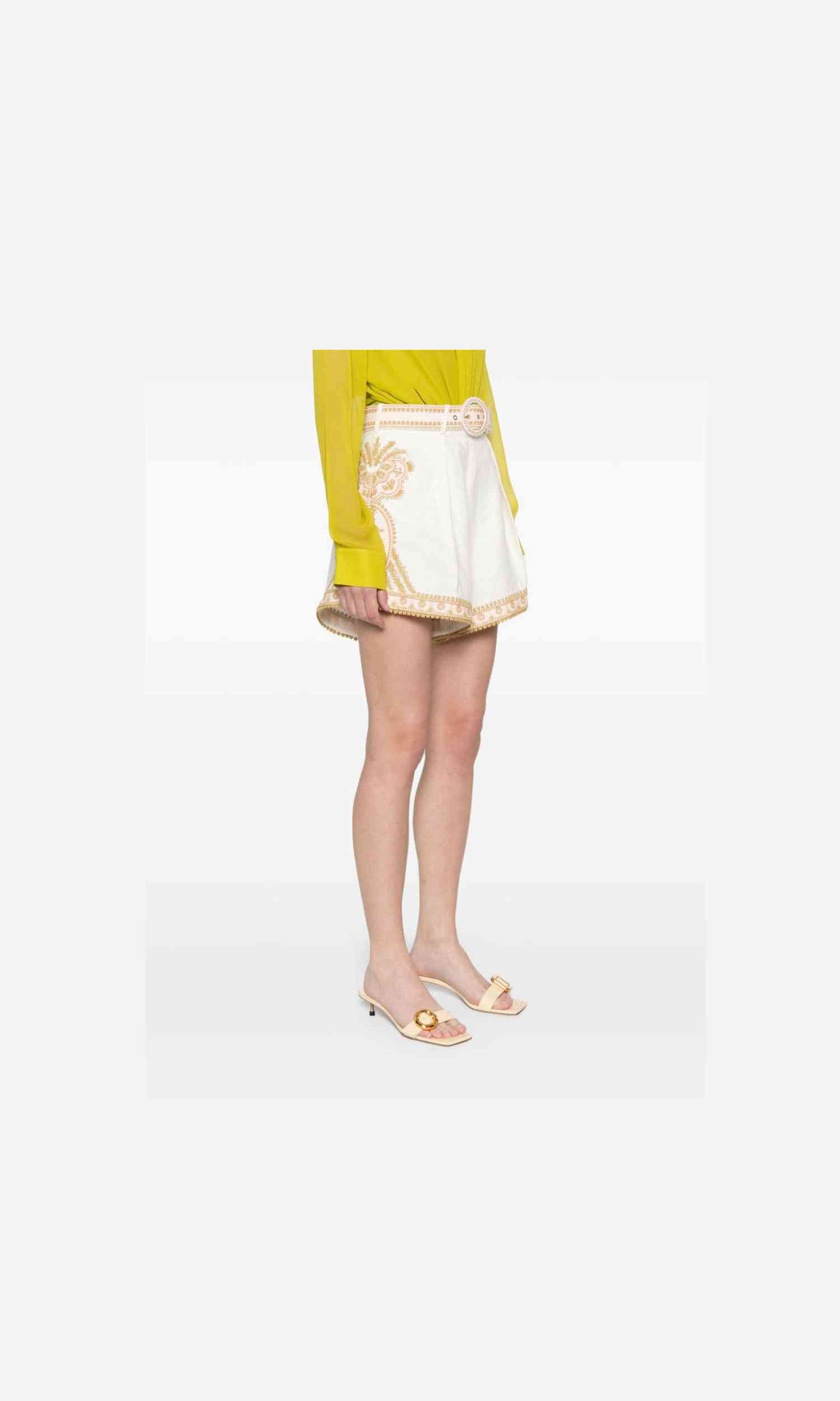 Zimmermann Beige Shorts Glam Steals