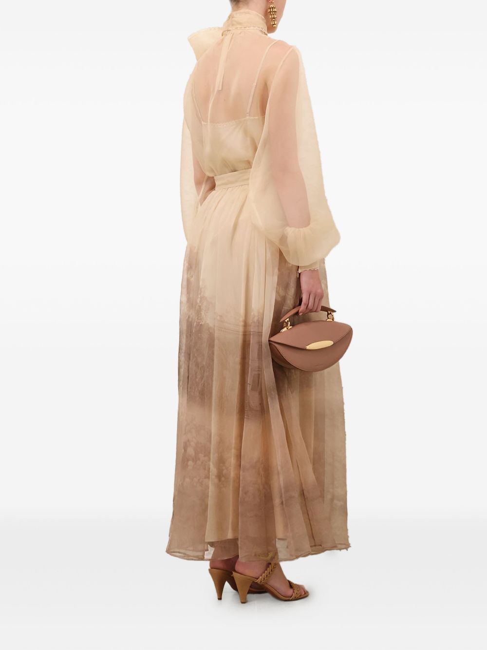 Zimmermann Beige Skirt Glam Steals