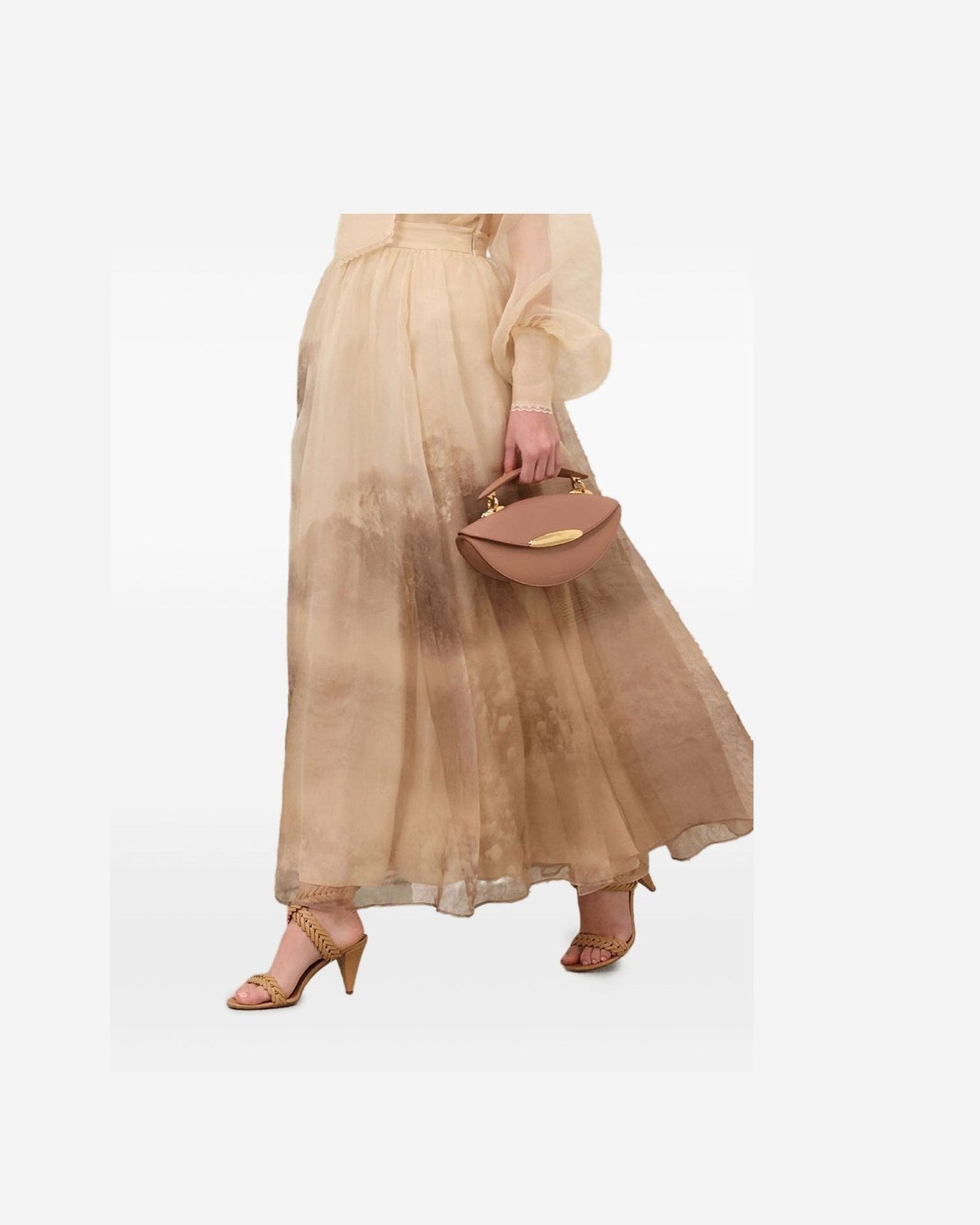 Zimmermann Beige Skirt Glam Steals