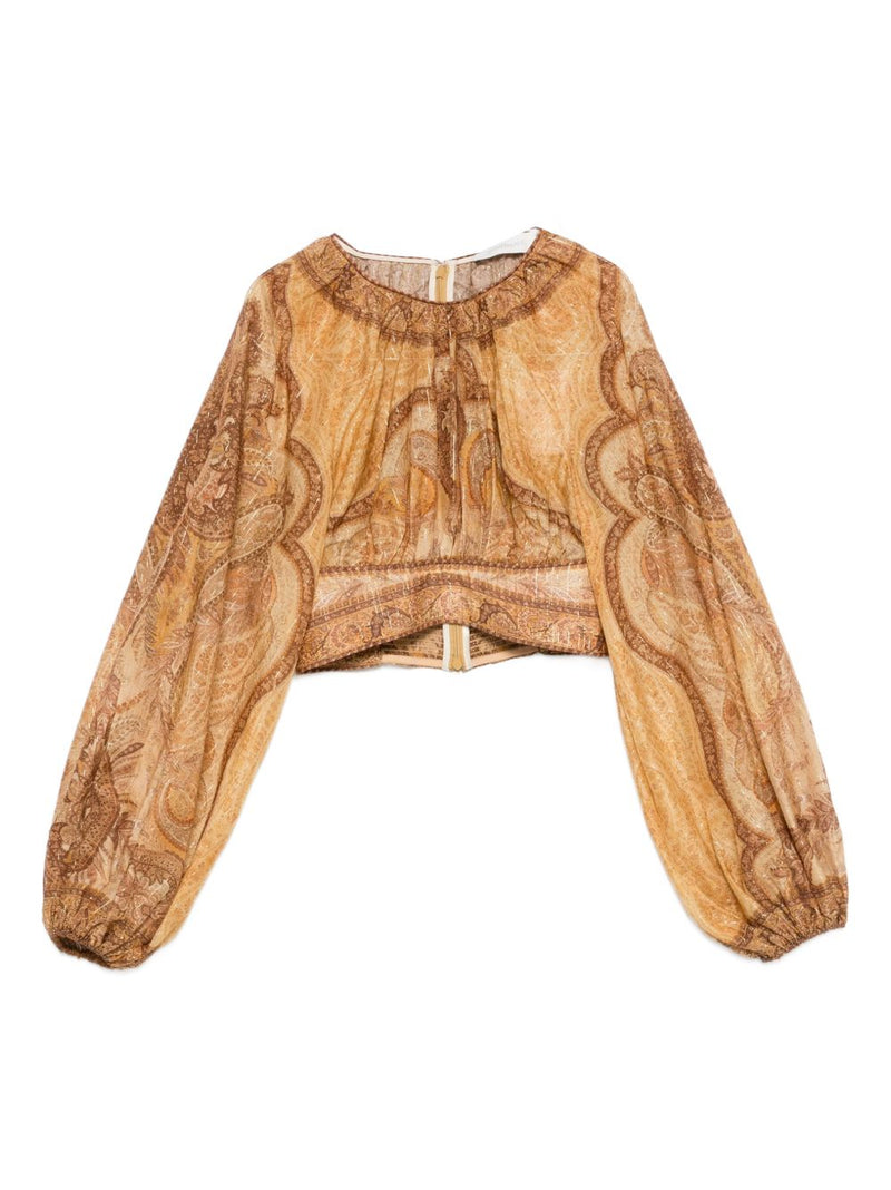 Zimmermann Beige Top Glam Steals