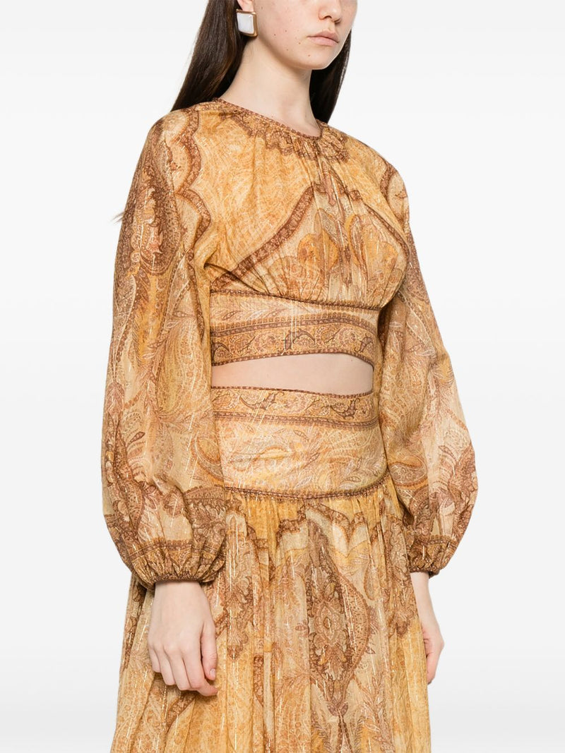 Zimmermann Beige Top Glam Steals