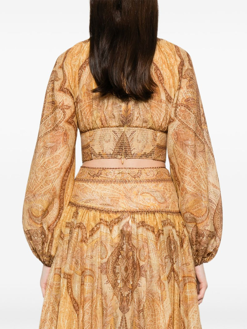 Zimmermann Beige Top Glam Steals