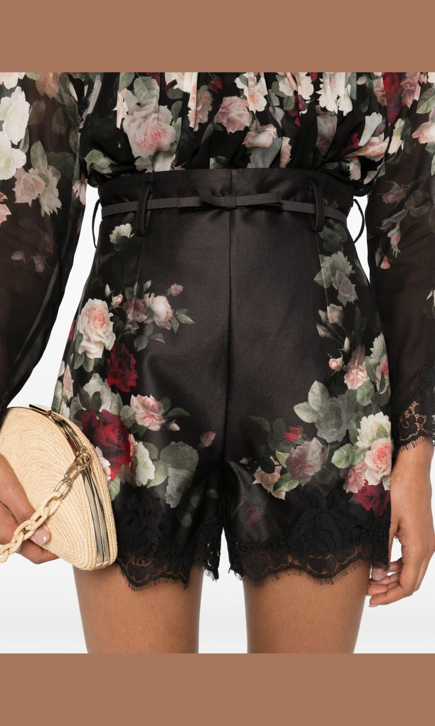 Zimmermann Black Shorts Glam Steals