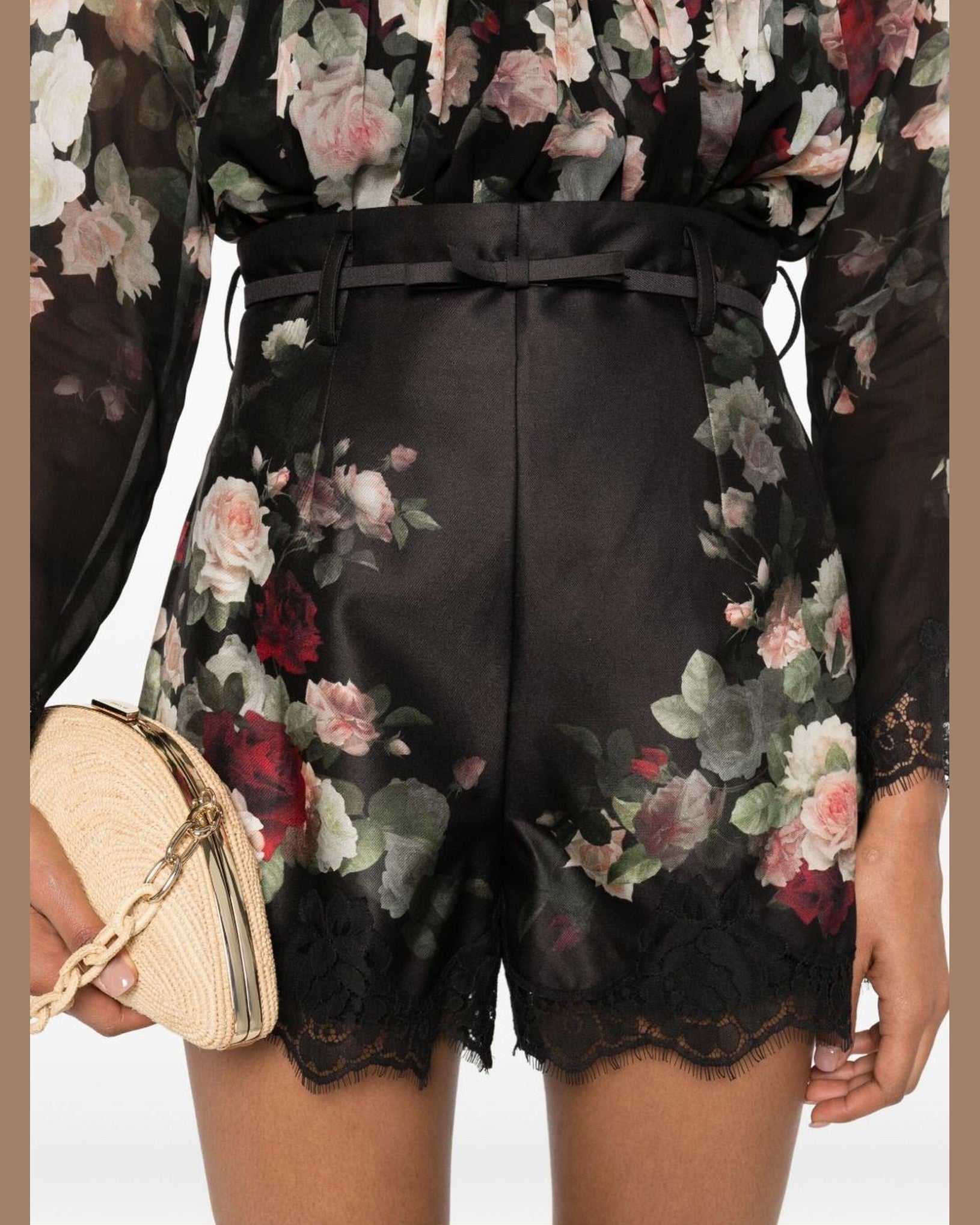 Zimmermann Black Shorts Glam Steals