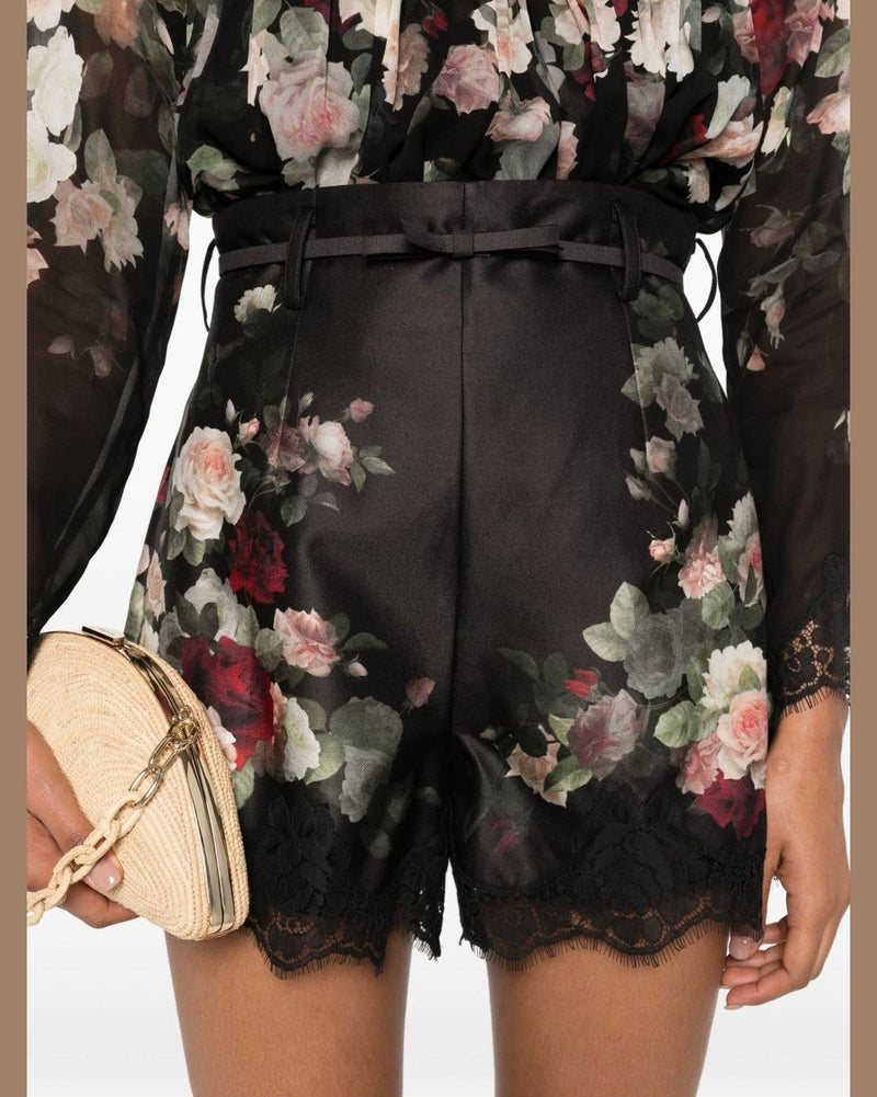 Zimmermann Black Shorts Glam Steals