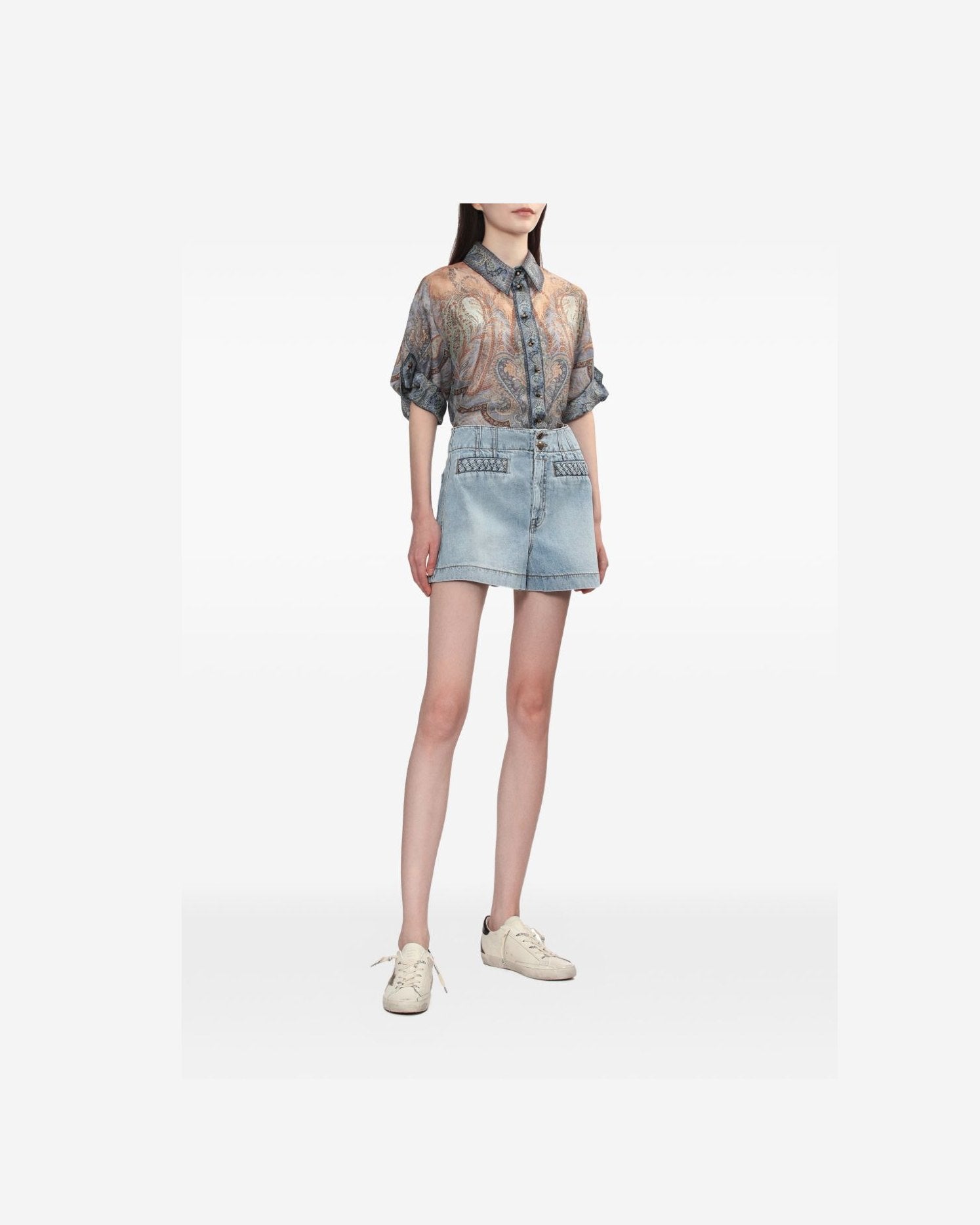 Zimmermann Blue Shirt Glam Steals