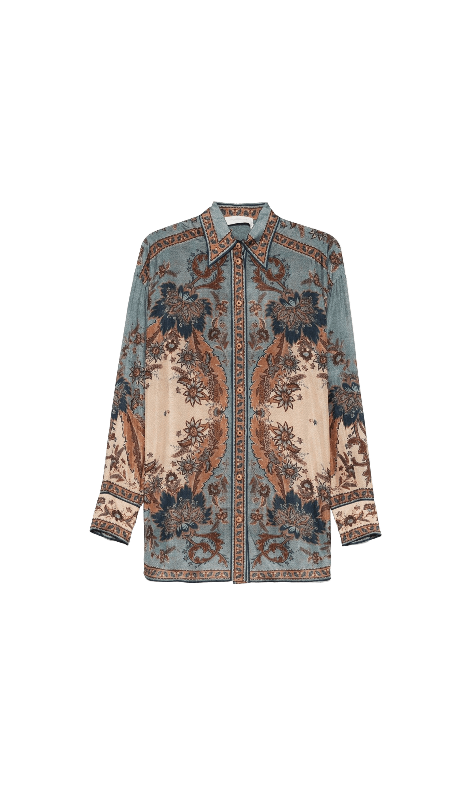 Zimmermann Blue Shirt Glam Steals