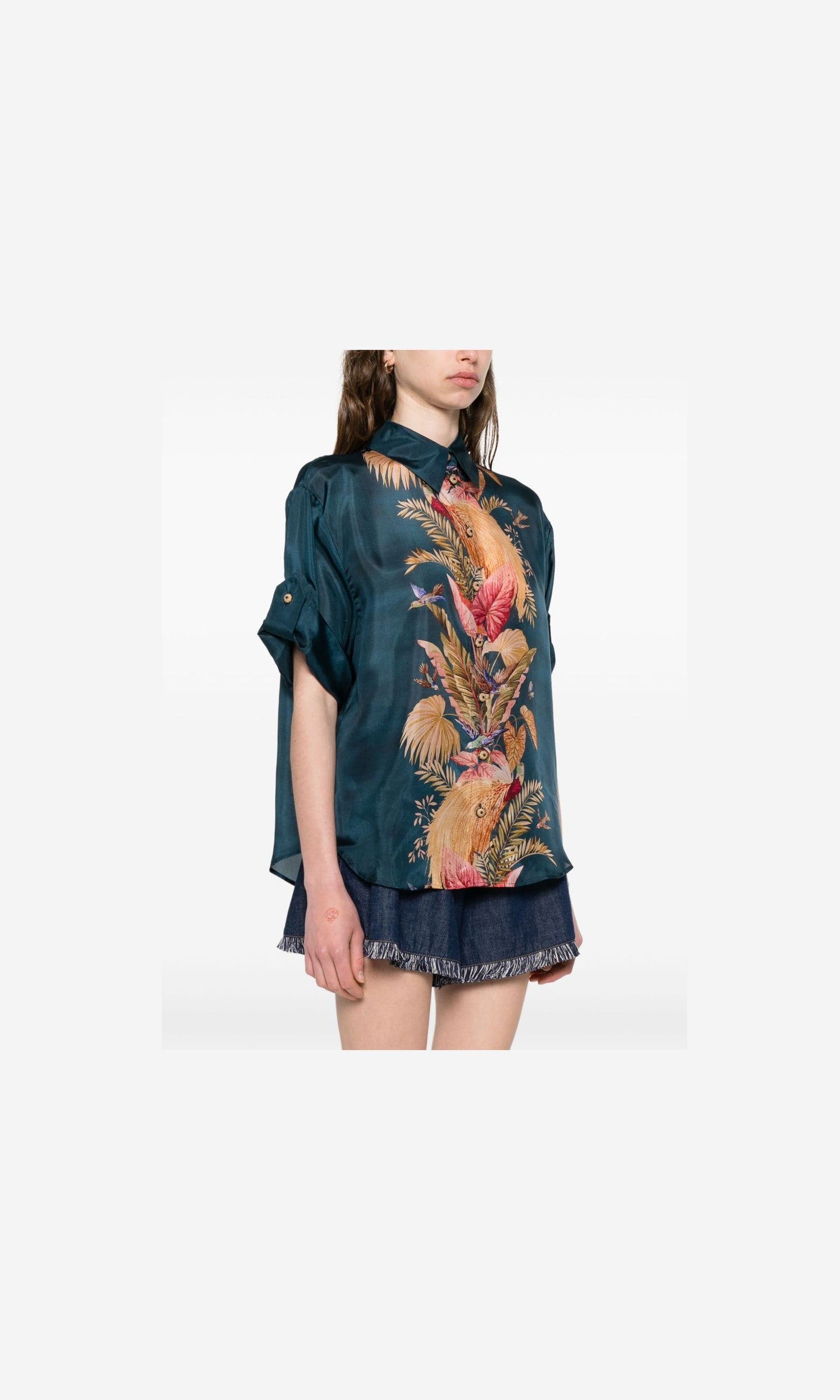 Zimmermann Blue Shirt Glam Steals