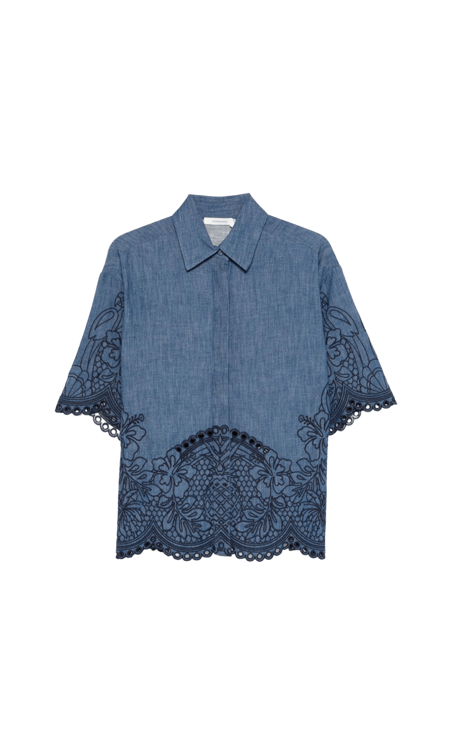 Zimmermann Blue Shirt Glam Steals