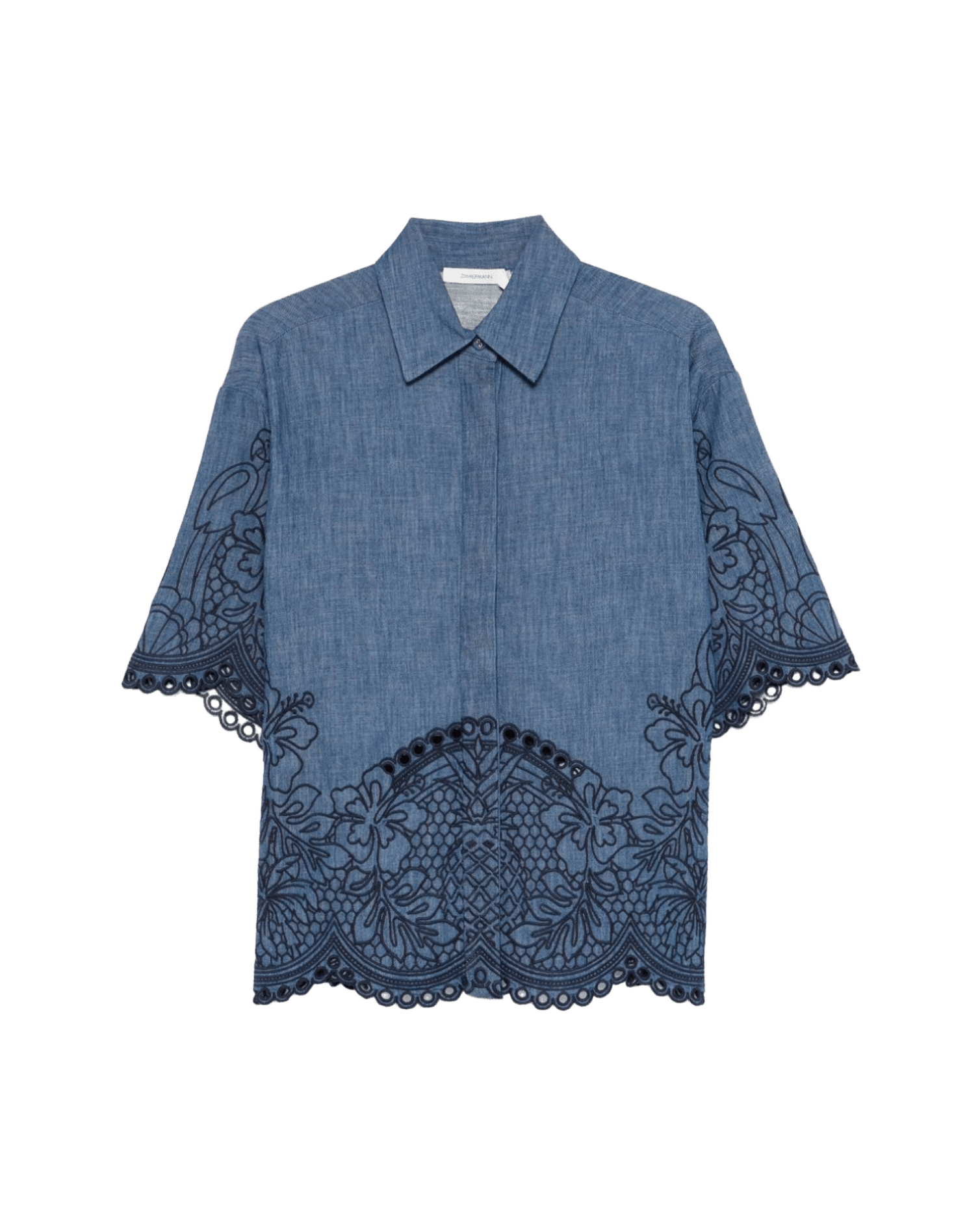 Zimmermann Blue Shirt Glam Steals