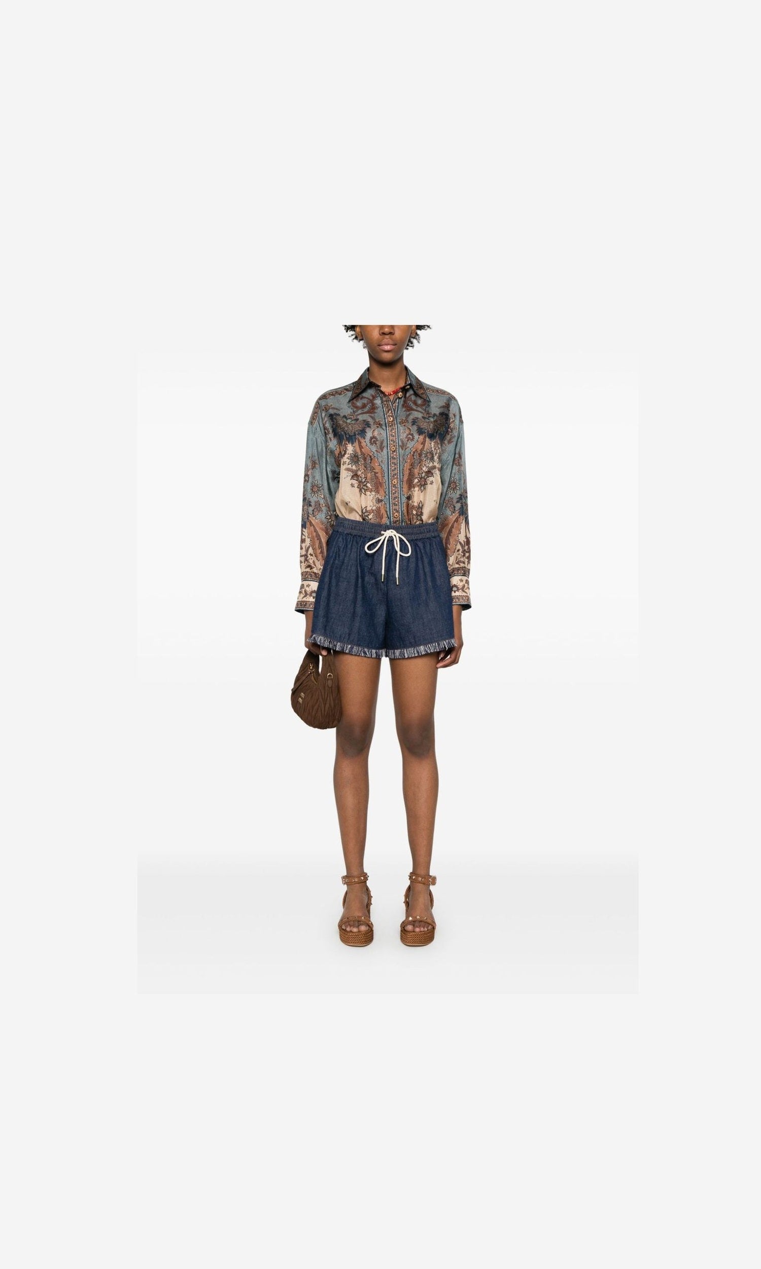 Zimmermann Blue Shirt Glam Steals