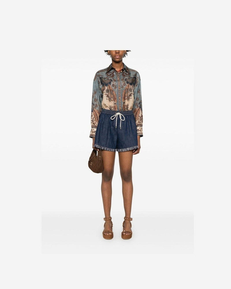 Zimmermann Blue Shirt Glam Steals