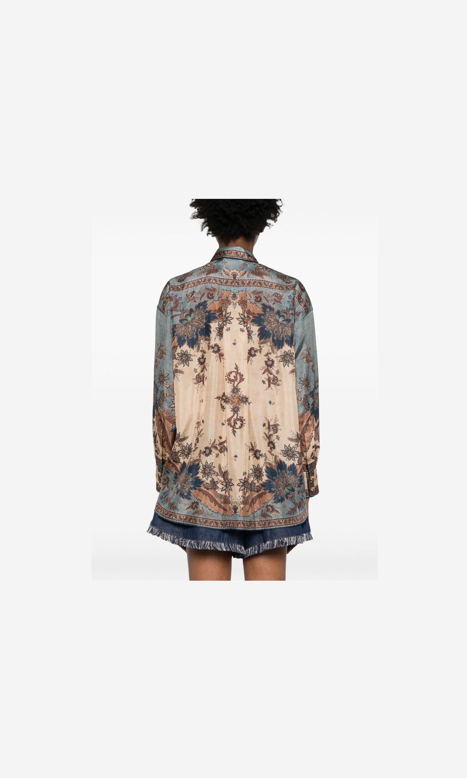 Zimmermann Blue Shirt Glam Steals