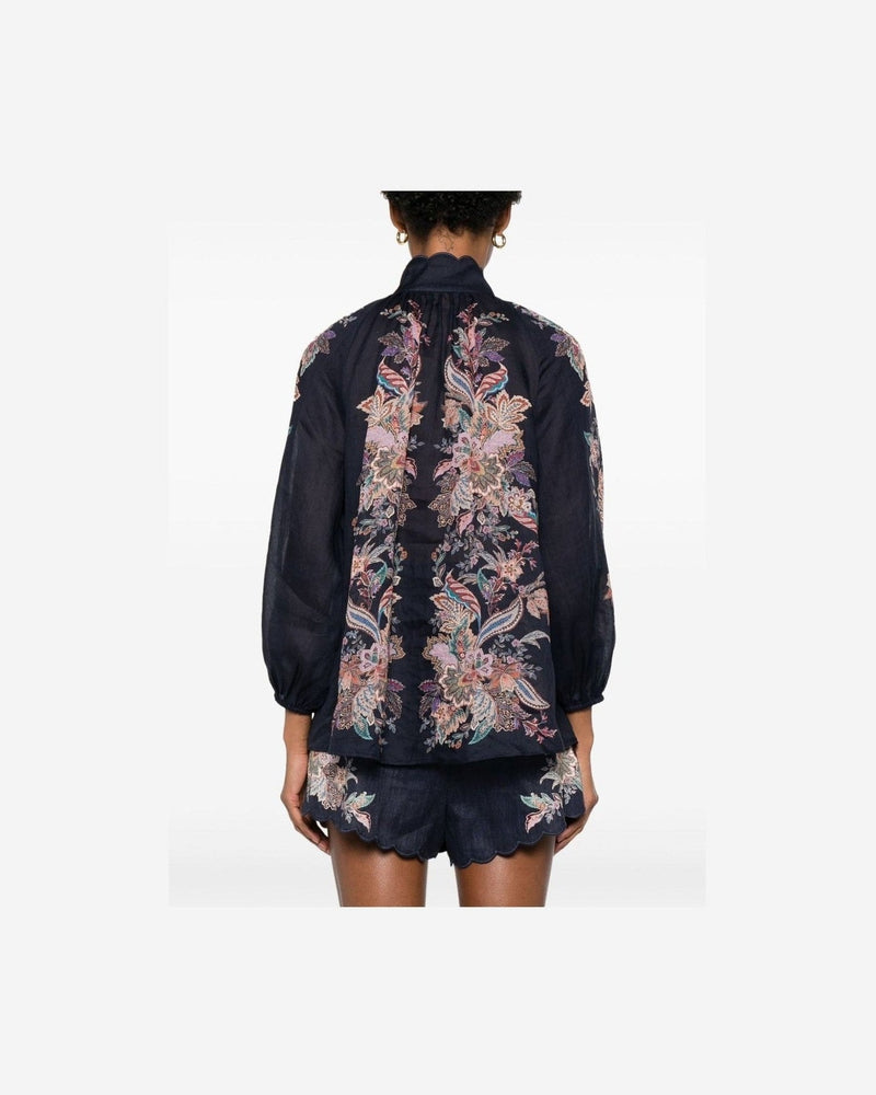 Zimmermann Blue Shirt Glam Steals