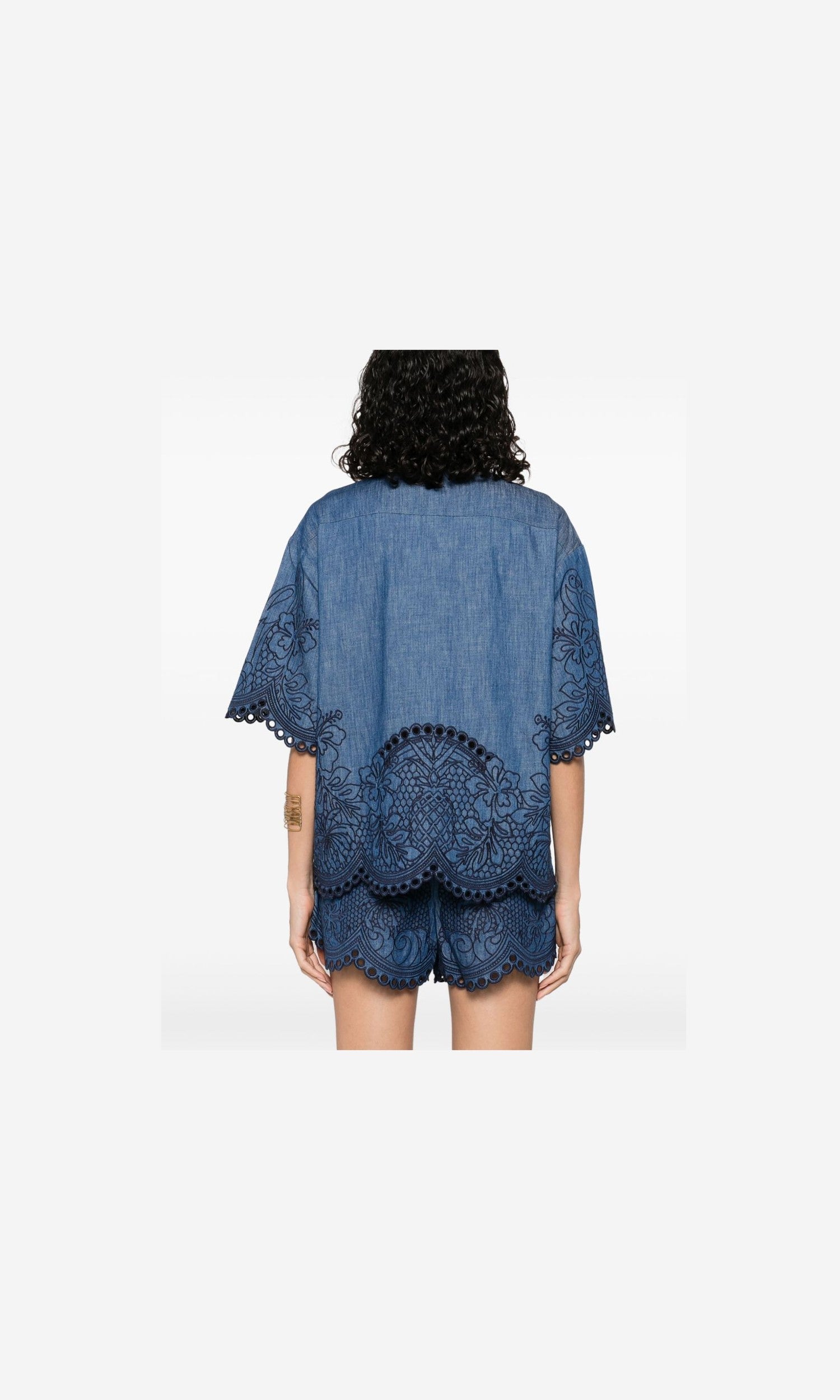 Zimmermann Blue Shirt Glam Steals