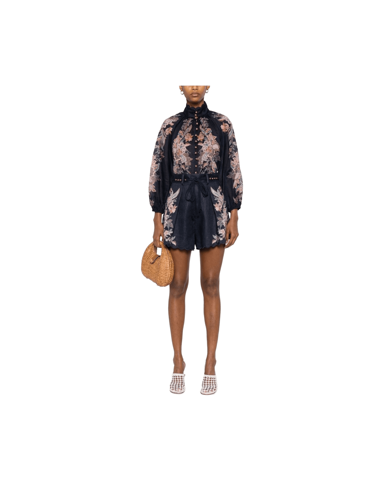 Zimmermann Blue Shorts Glam Steals