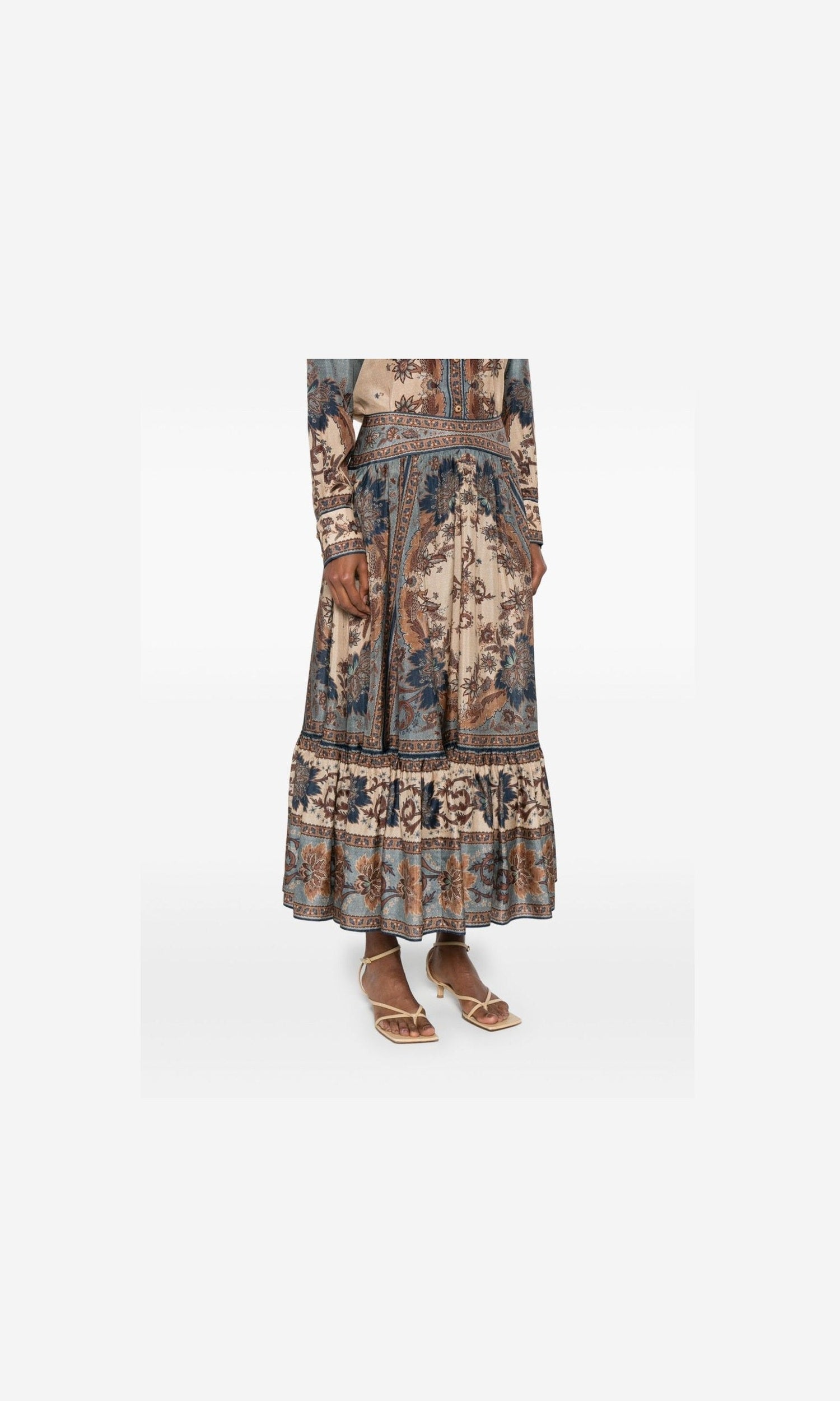 Zimmermann Blue Skirt Glam Steals