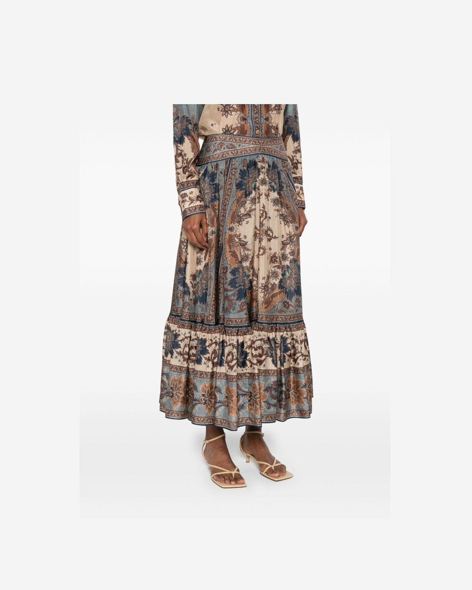 Zimmermann Blue Skirt Glam Steals