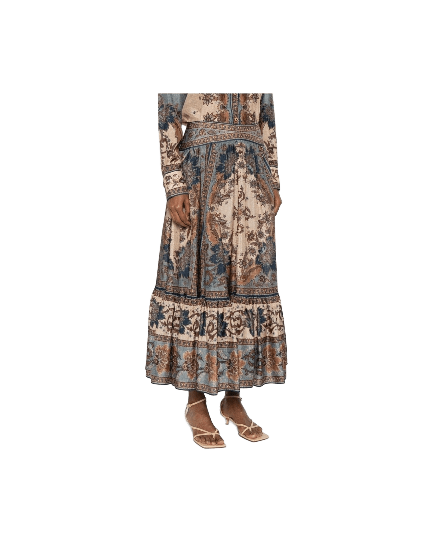Zimmermann Blue Skirt Glam Steals