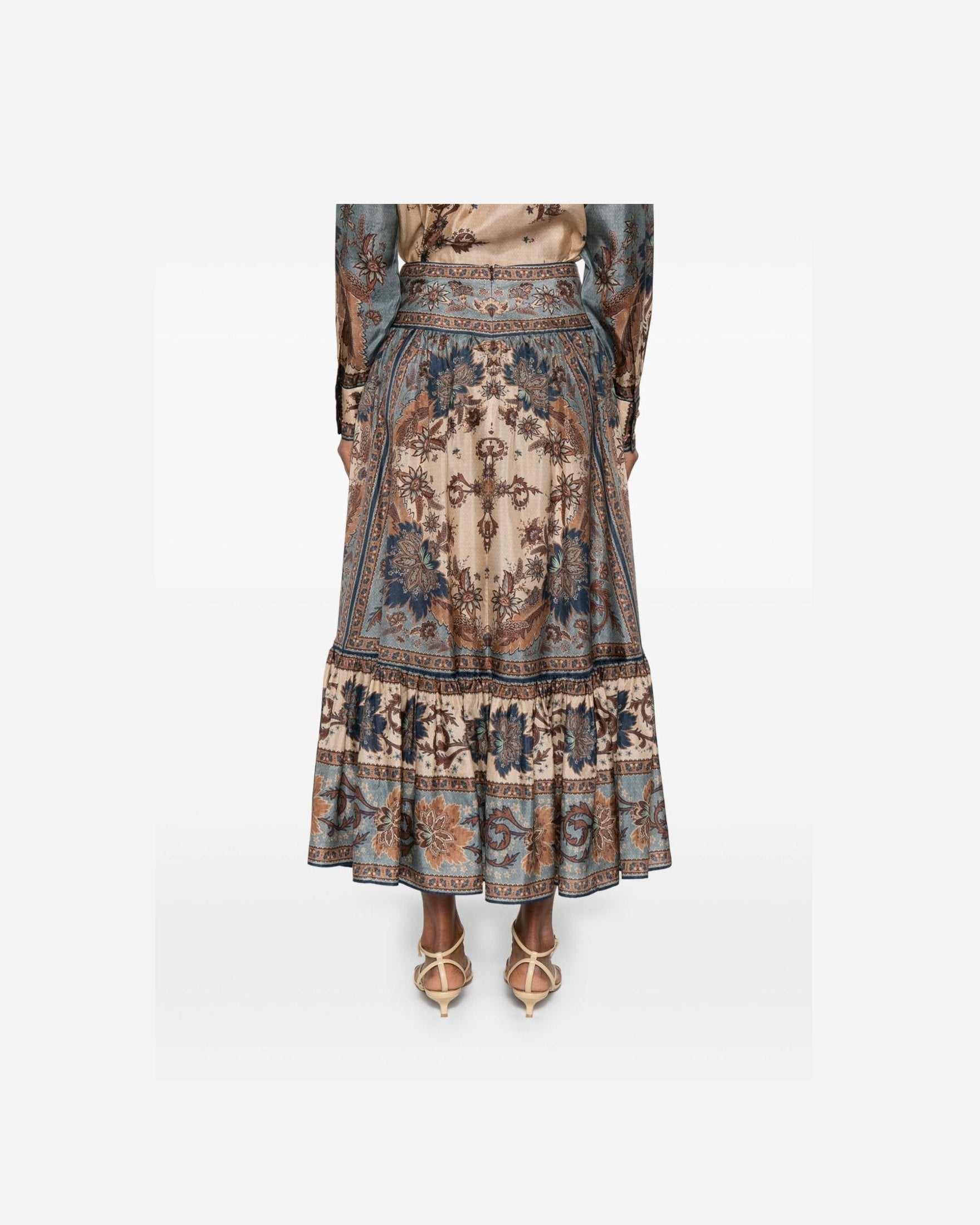 Zimmermann Blue Skirt Glam Steals