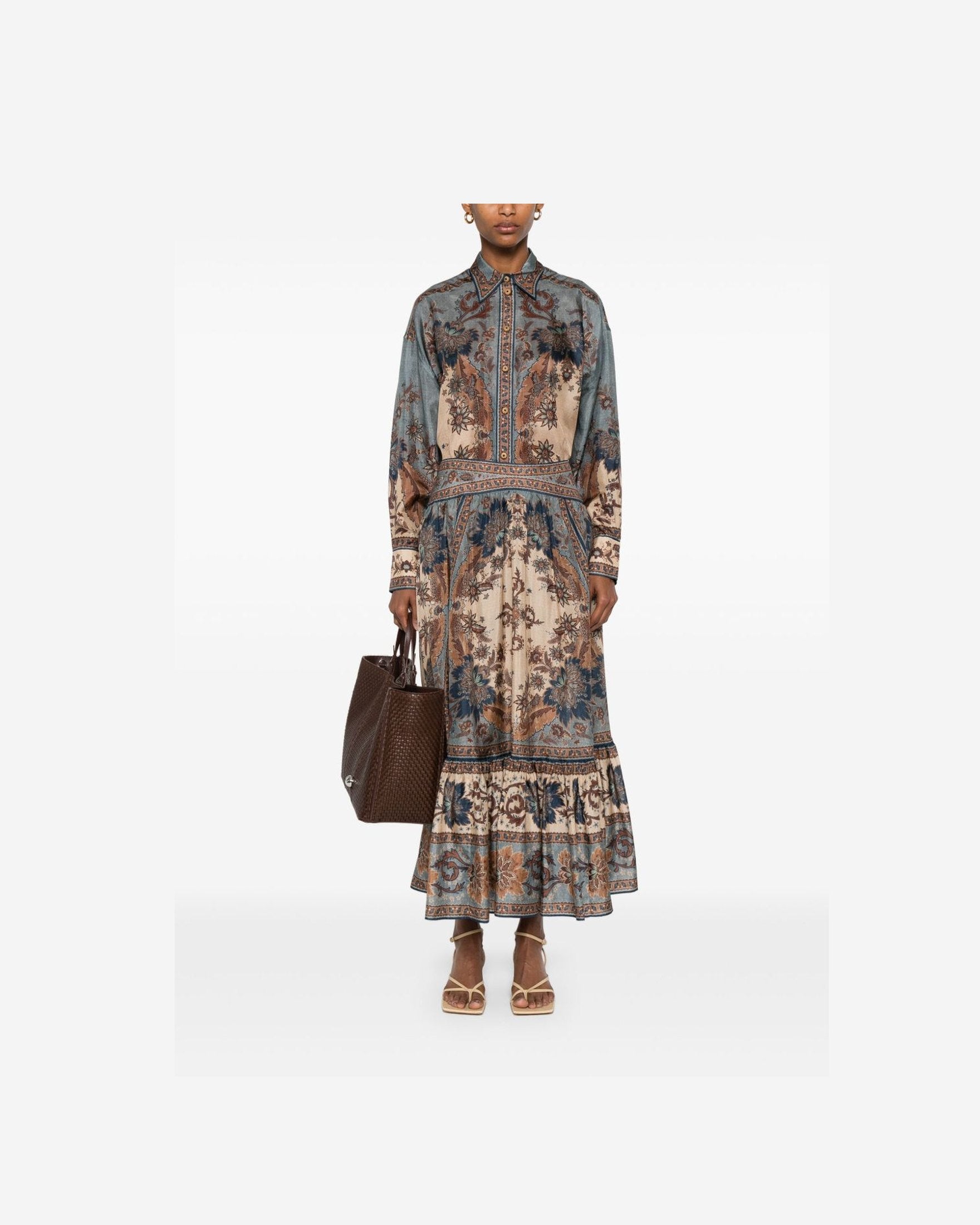 Zimmermann Blue Skirt Glam Steals