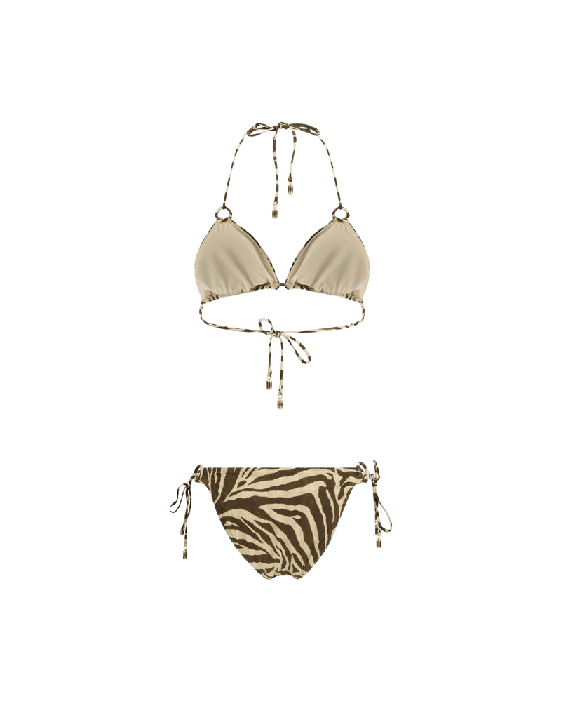 Zimmermann Brown Polyamide Bikini Glam Steals