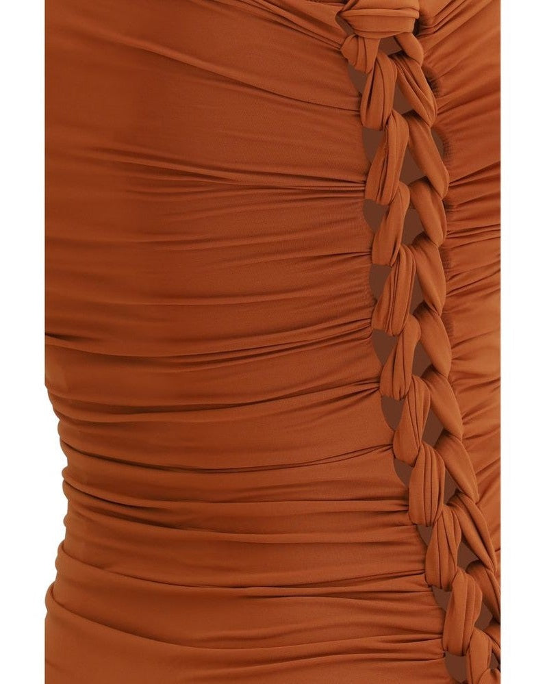 Zimmermann Brown Polyester One Piece Swimsuit Glam Steals