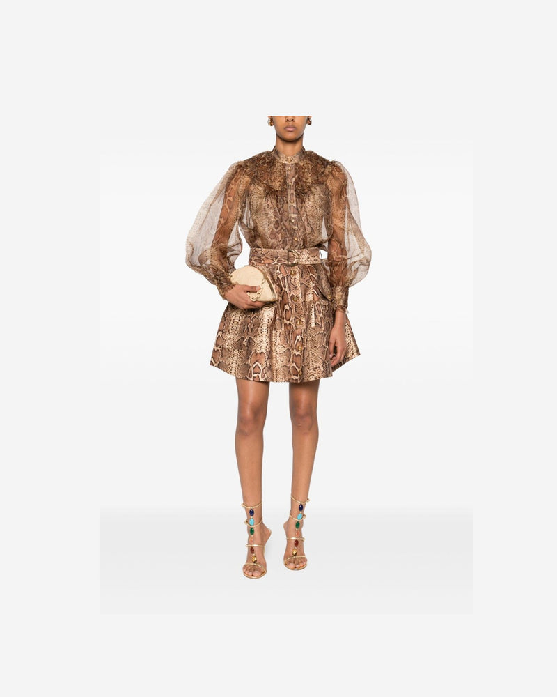 Zimmermann Brown Shirt Glam Steals
