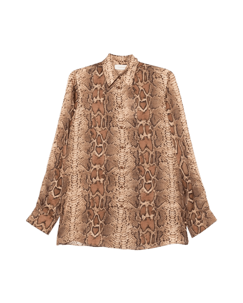 Zimmermann Brown Shirt Glam Steals