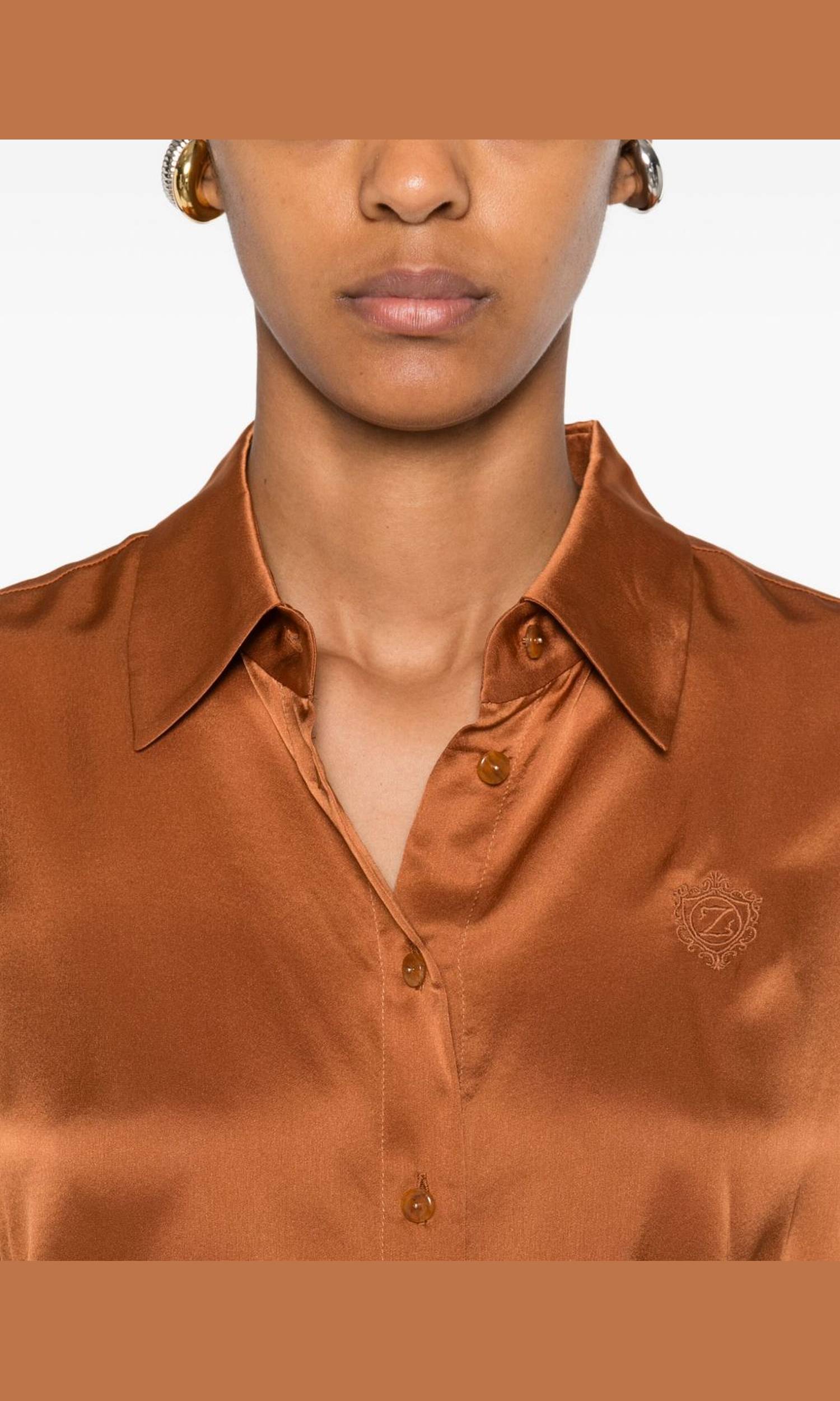 Zimmermann Brown Shirt Glam Steals