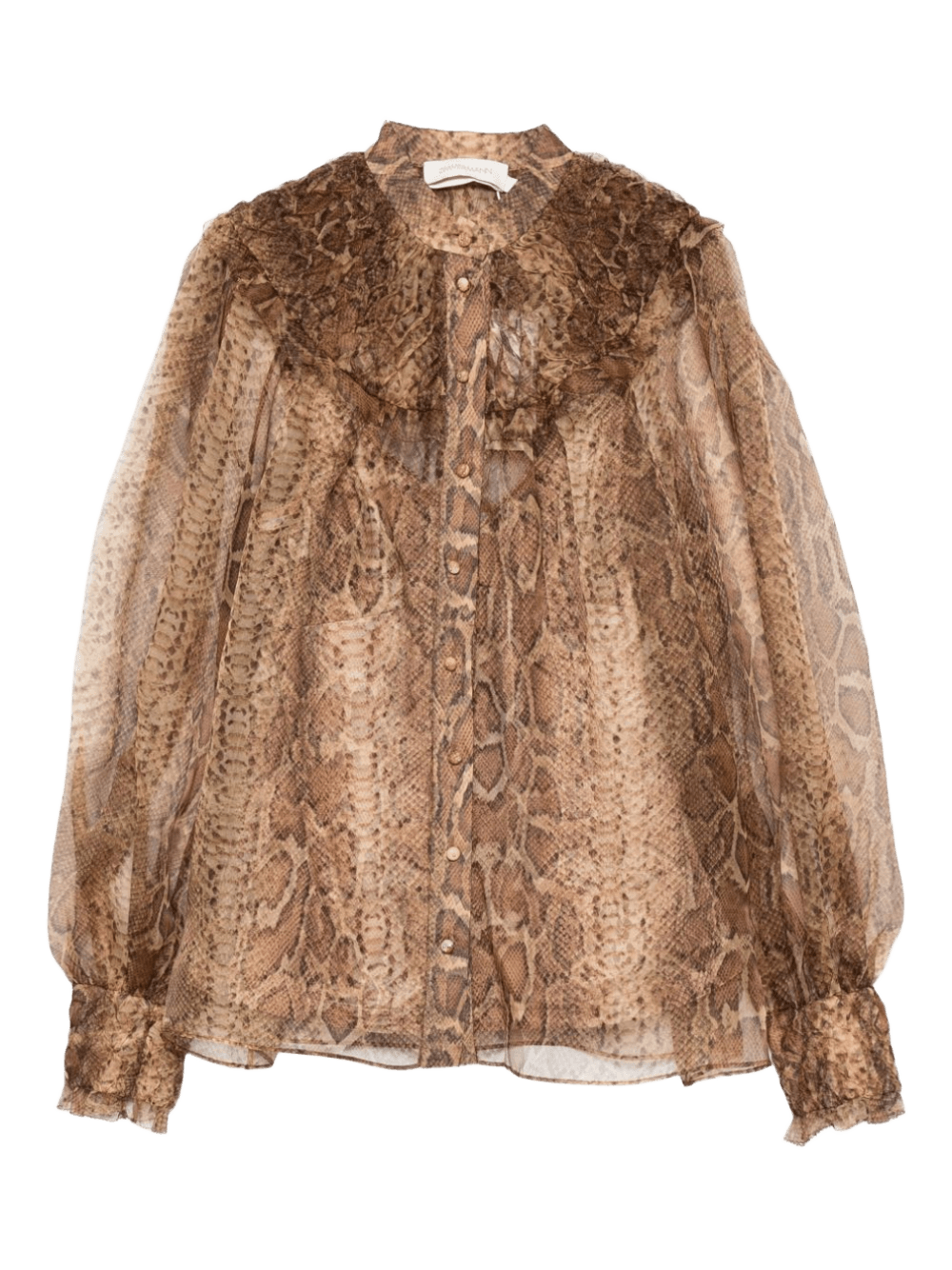 Zimmermann Brown Shirt Glam Steals