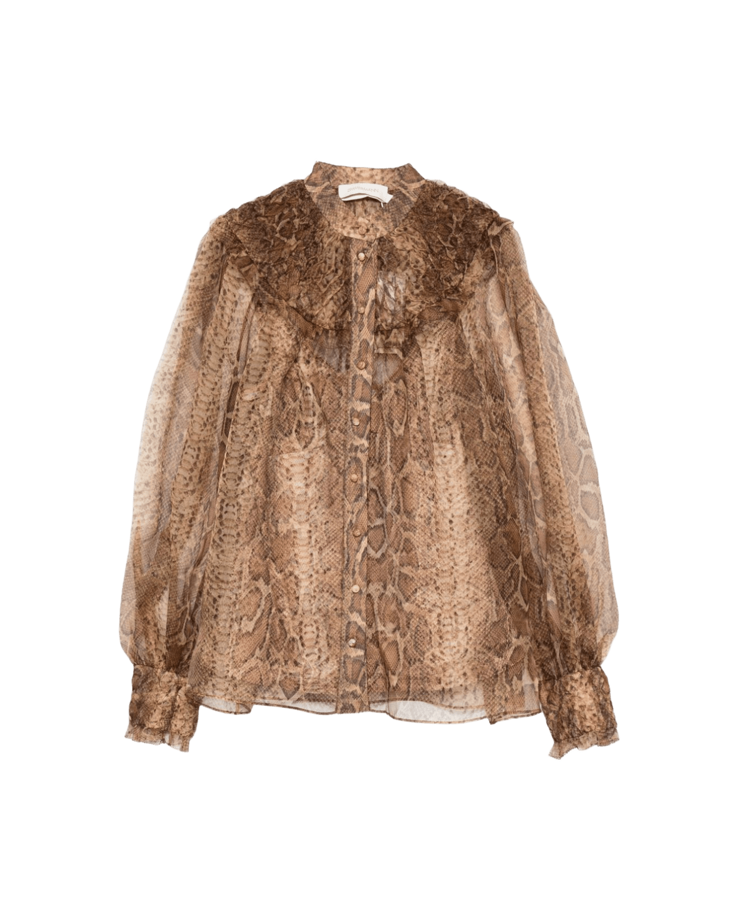 Zimmermann Brown Shirt Glam Steals