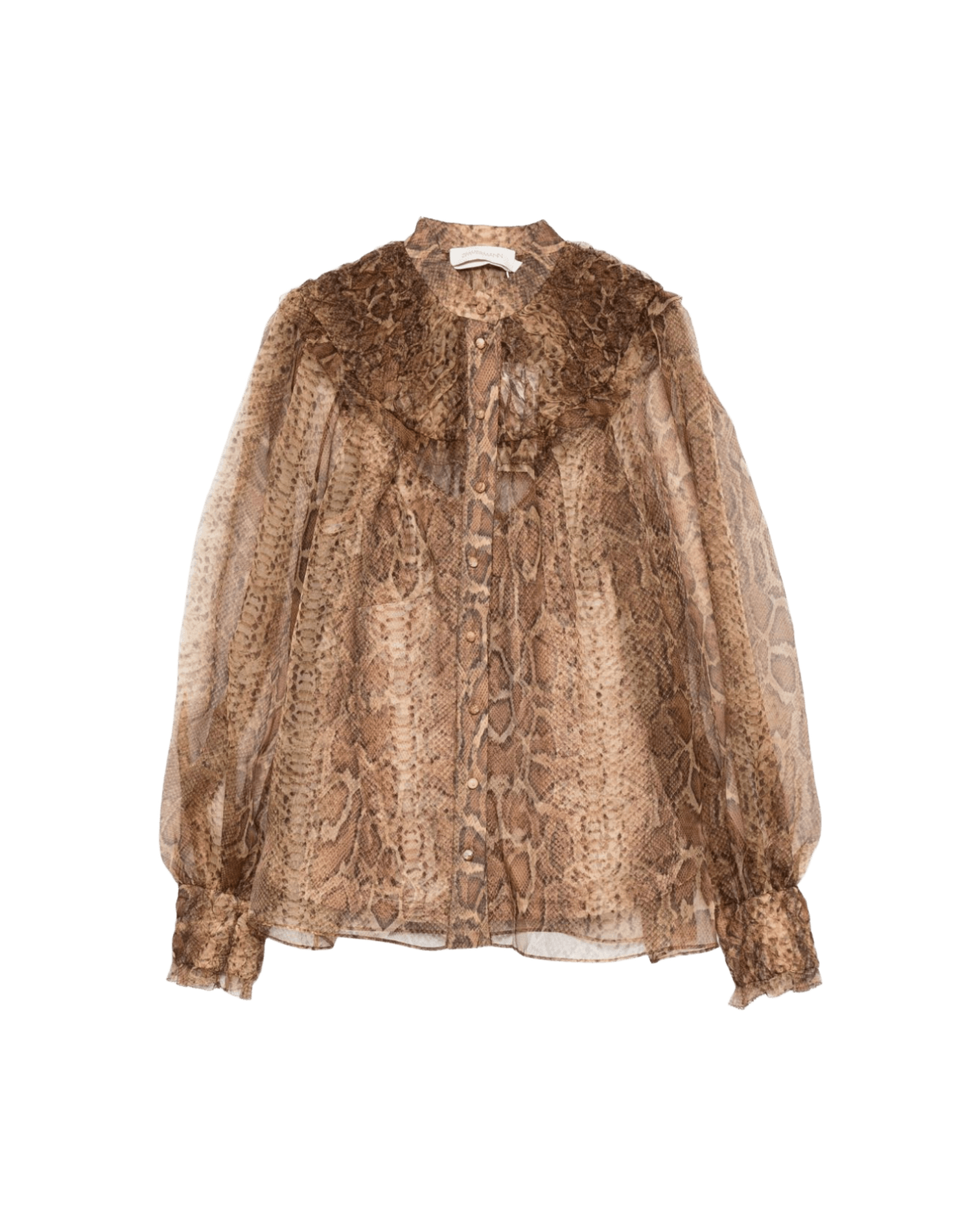 Zimmermann Brown Shirt Glam Steals