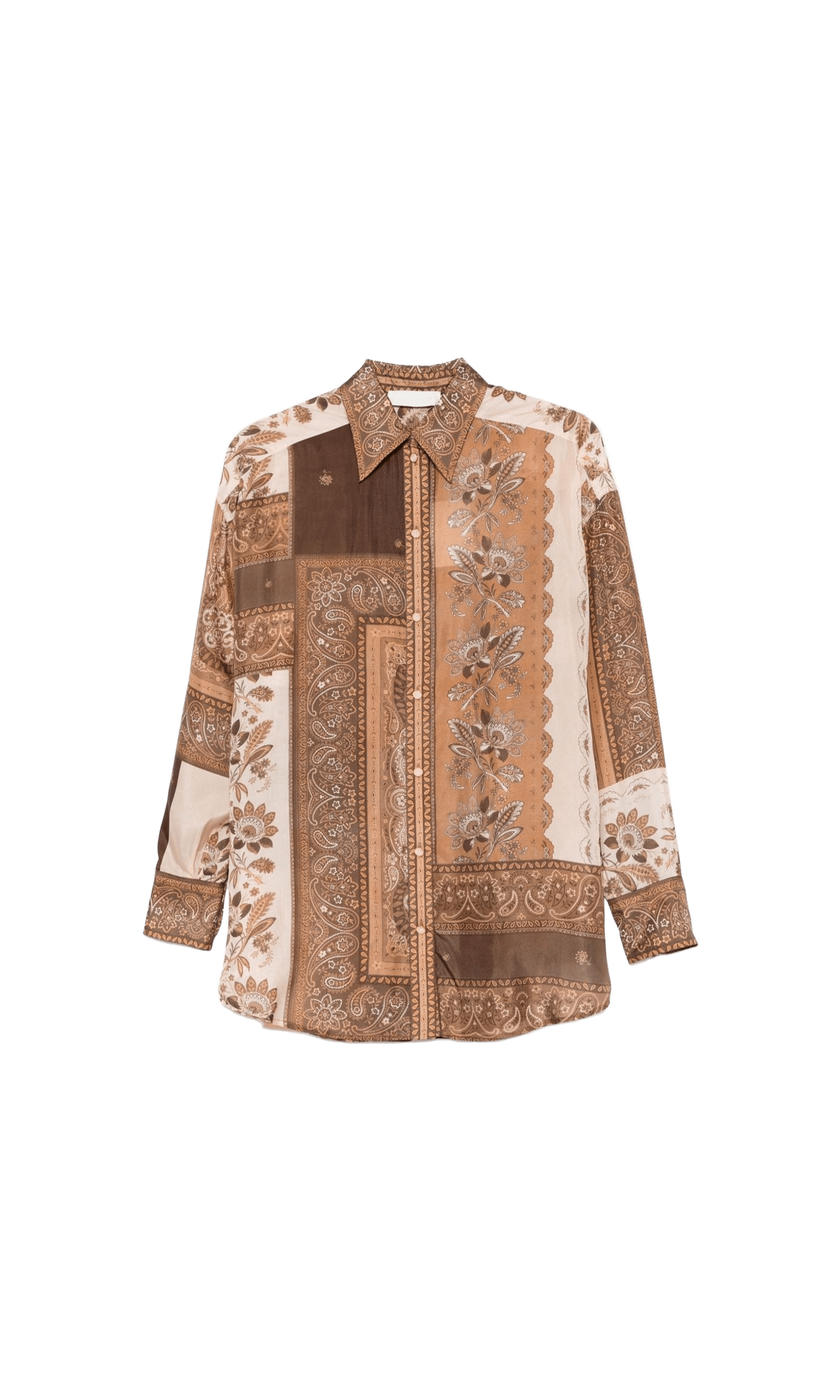 Zimmermann Brown Shirt Glam Steals