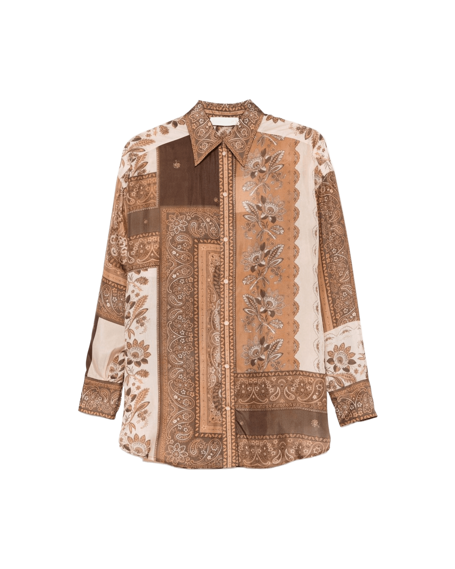 Zimmermann Brown Shirt Glam Steals