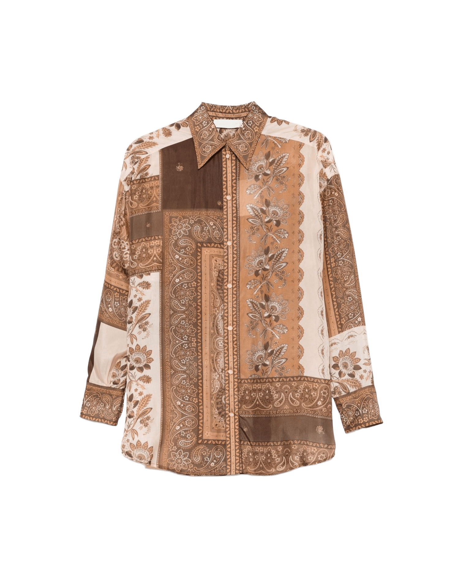 Zimmermann Brown Shirt Glam Steals