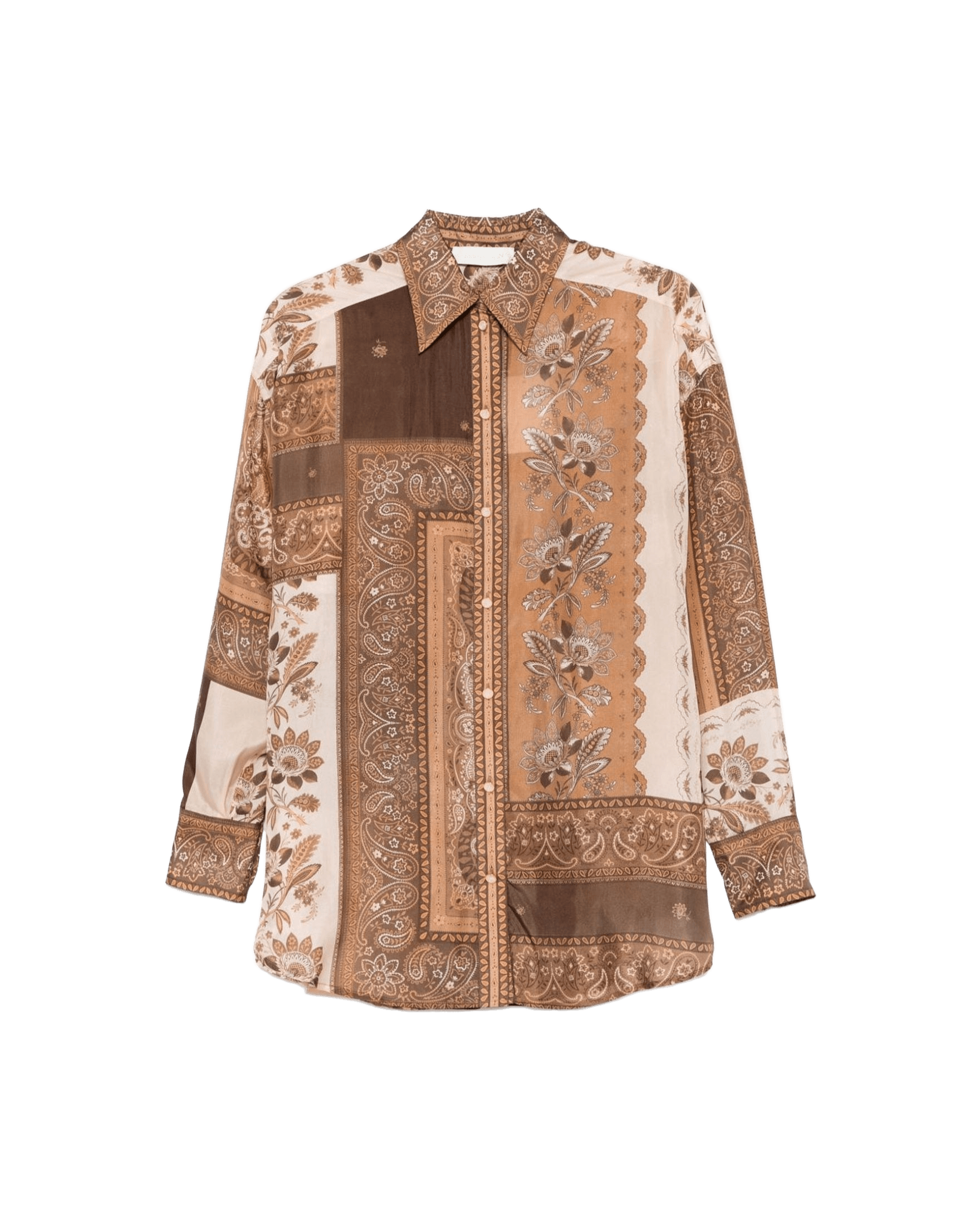 Zimmermann Brown Shirt Glam Steals