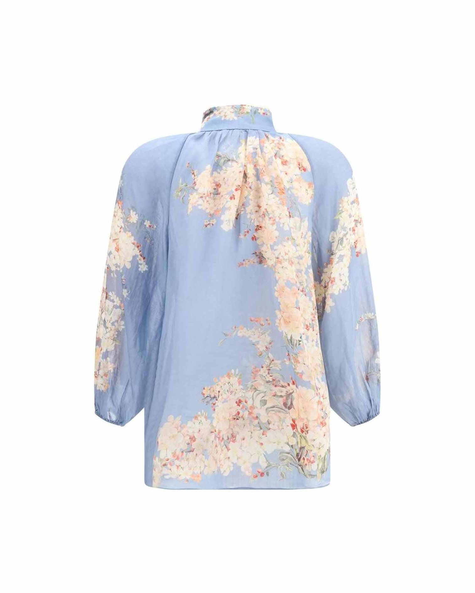 Zimmermann Cascadian Blouse With Puff Sleeves Glam Steals
